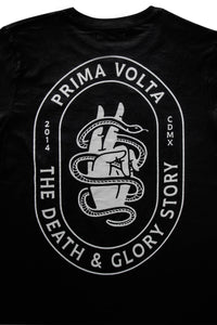T-shirt negra Death & Glory