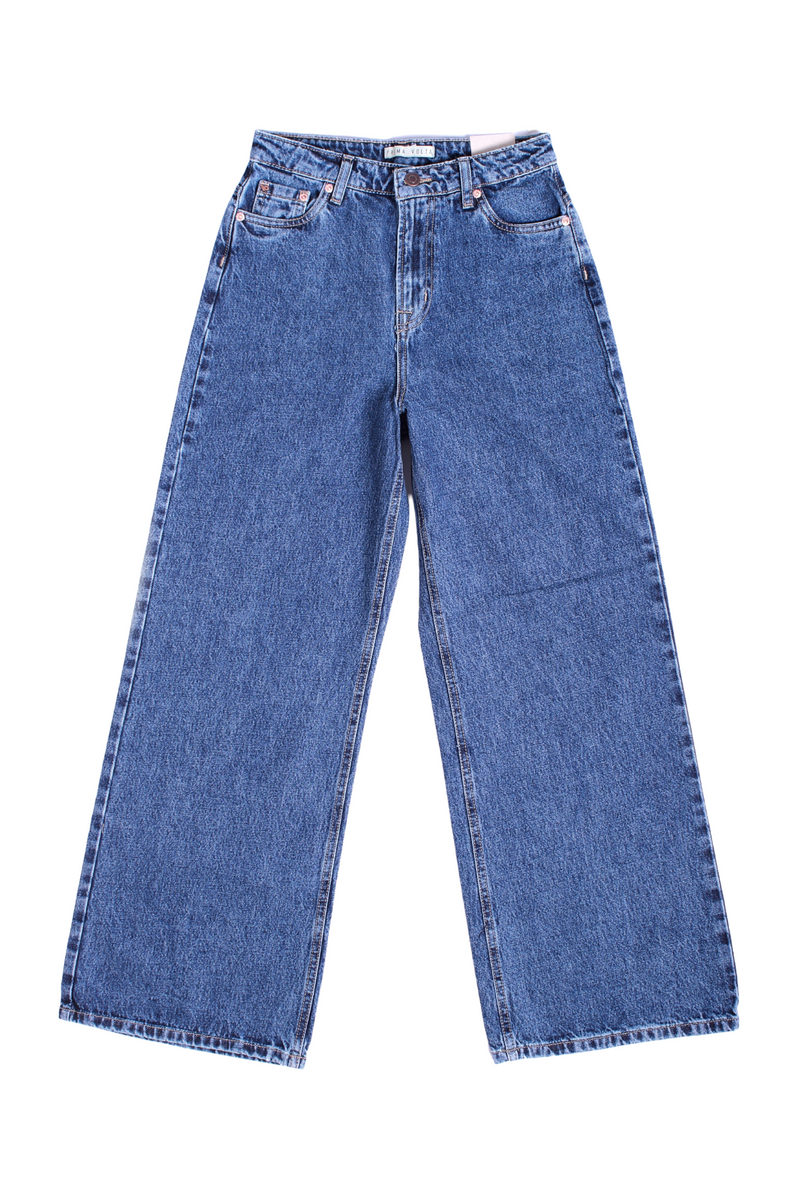 JEANS WIDE LEG ACID WASH Prima Volta Mx