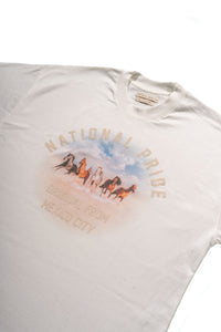 T-SHIRT CABALLOS Cruda