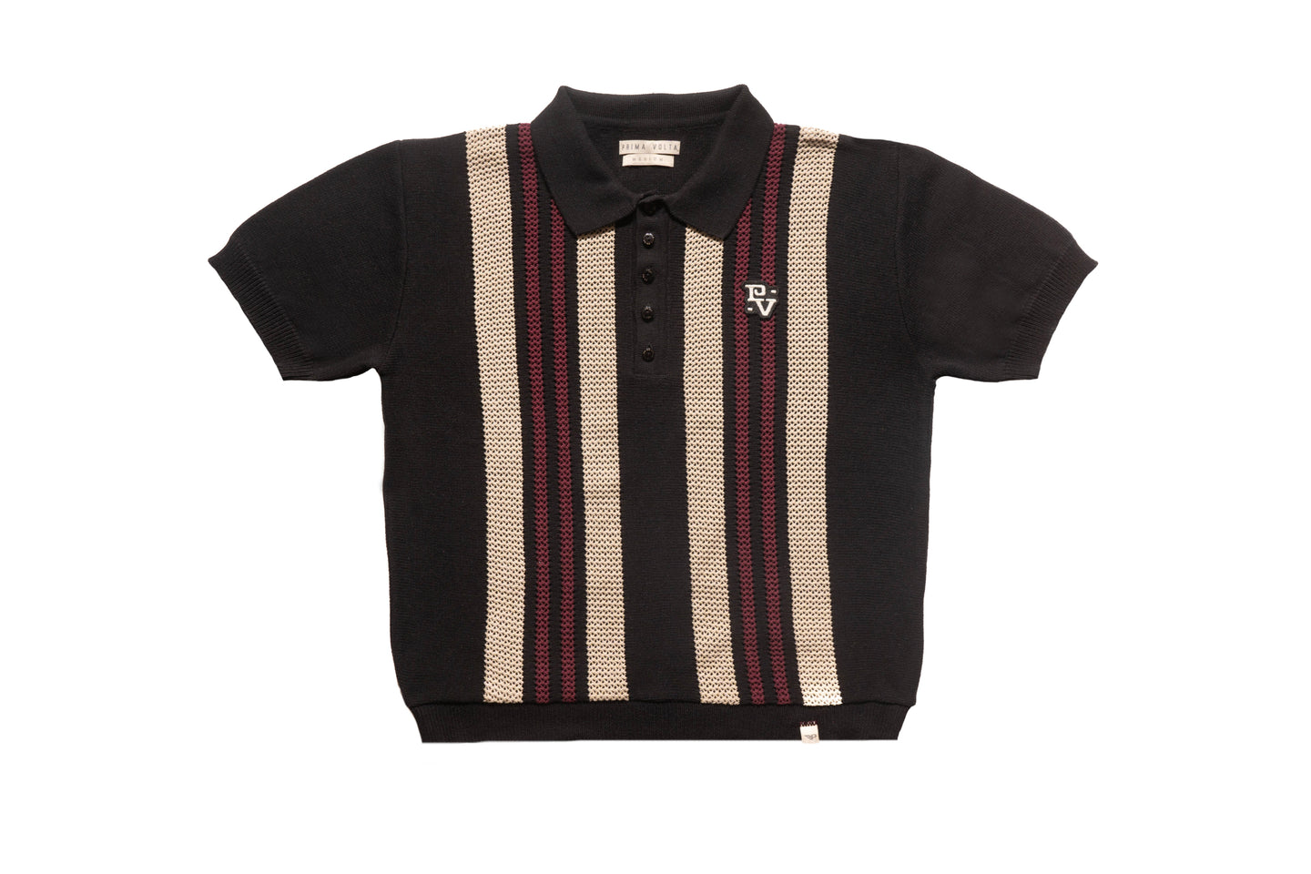 Polo tejido - NEGRO