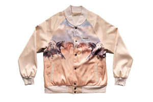 BRONCO BEIGE SATIN JACKET