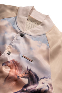 BRONCO BEIGE SATIN JACKET