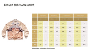 BRONCO BEIGE SATIN JACKET