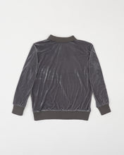 Cargar imagen en el visor de la galería, Grey Velvet Track Jacket
