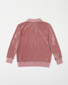 Pink Velvet Track Jacket