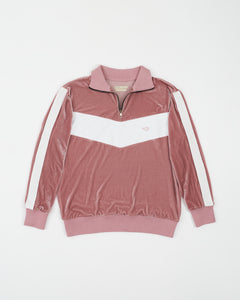 Pink Velvet Track Jacket
