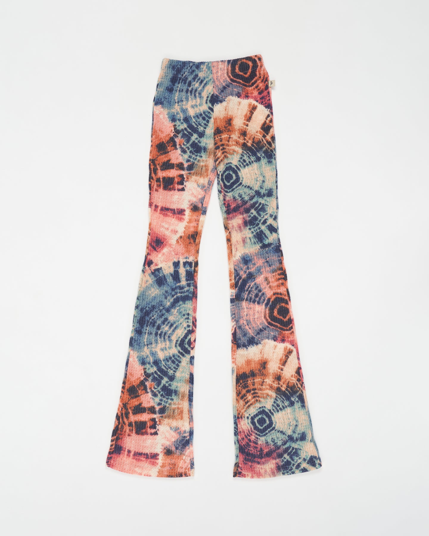 Pink Tie Dye Flare Pants